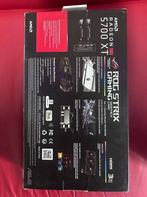 ASUS ROG Strix RX 5700 XT OC Edition 8GB GDDR6 Graphics Card/256-bit Memory ( I month old)