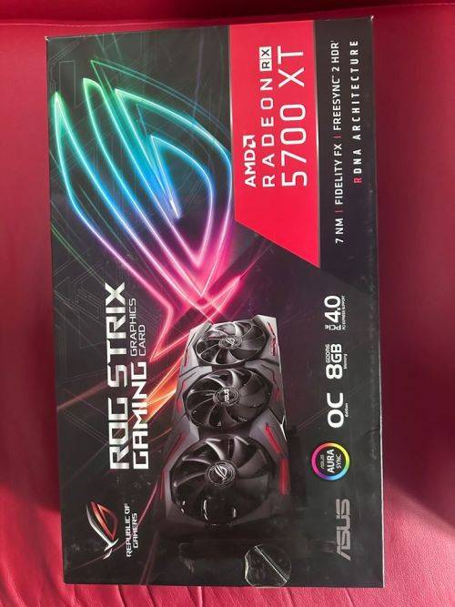 ASUS ROG Strix RX 5700 XT OC Edition 8GB GDDR6 Graphics Card/256-bit Memory ( I month old)