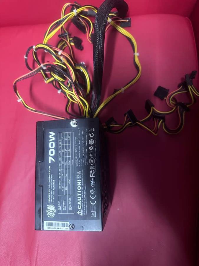 Cooler Master RS700-ACABB1 700W 80 Plus Certified Gaming Power Supply (Active PFC & PWM Control)