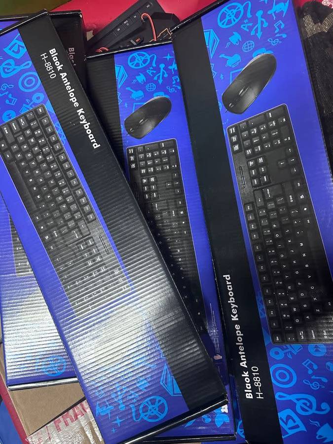 DW Antelope USB Wired keyboard And Mouse Black H-8810