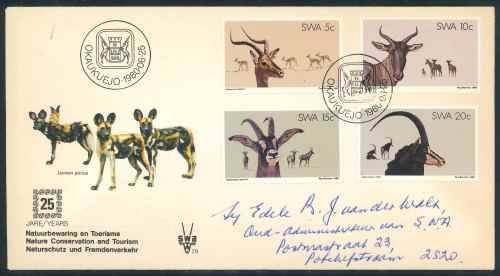 South West Africa 1980 "Nature Conservation" Signed Official First Day Cover