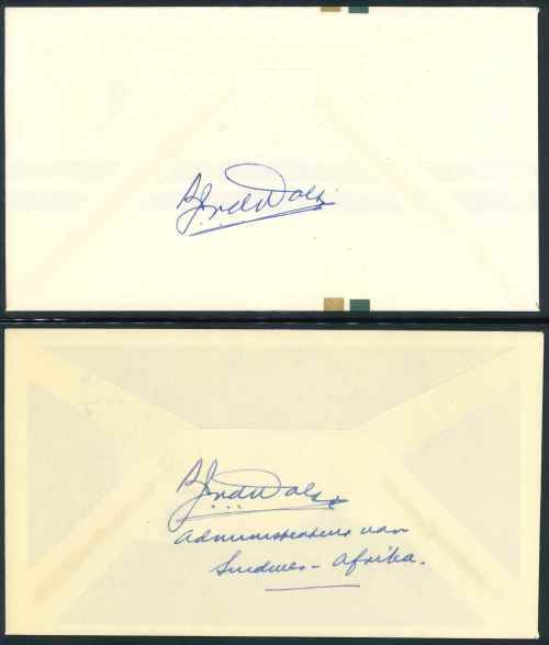 South Africa 1973/74 Signed Official First Day Covers x (2)