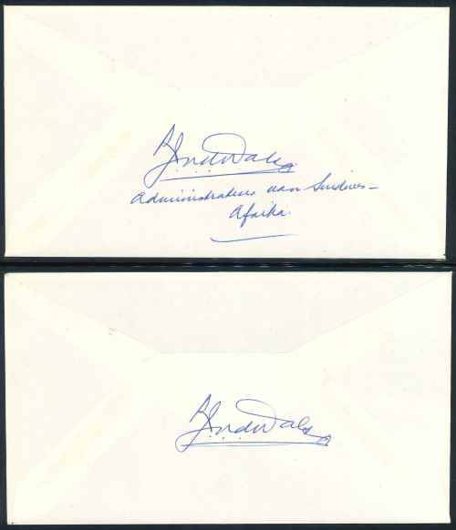South Africa 1974 Signed Official First Day Covers x (2)