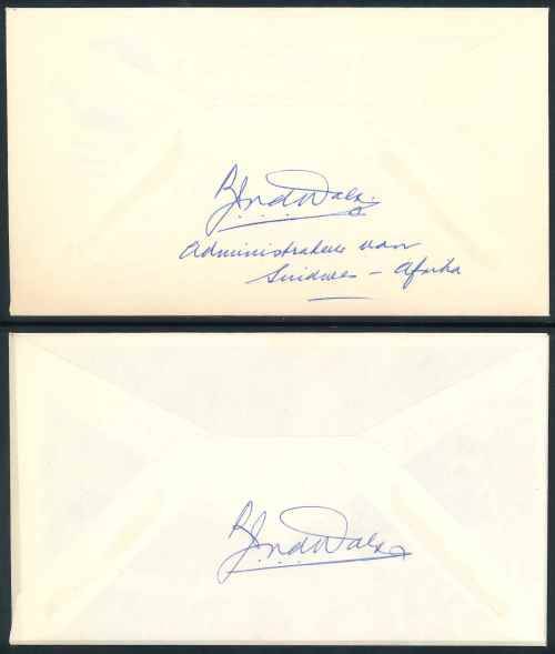 South Africa 1976 Signed Official First Day Covers x (2)