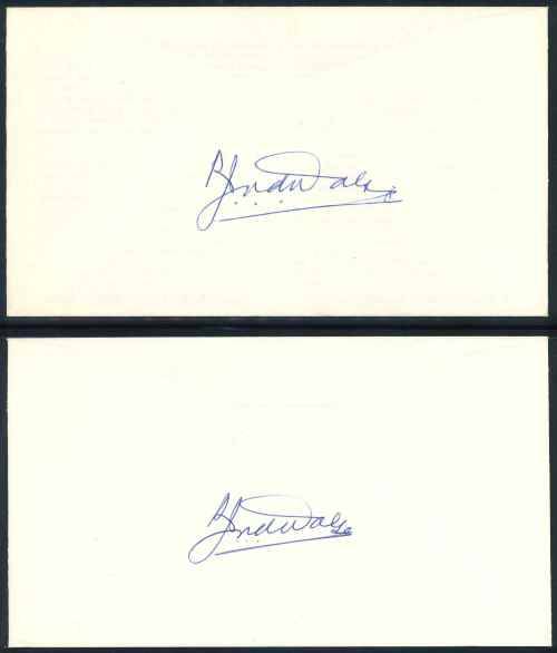South Africa 1977 Signed Official First Day Covers x (2)