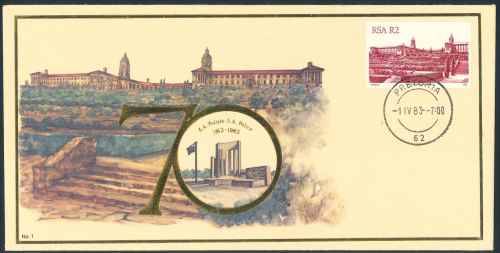 South Africa 1983 "Police Anniversary" illustrated Cover Number 1