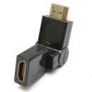 HDMI Male To Female Adapter 360 Degree Swivel Rotating Converter M/F Angle