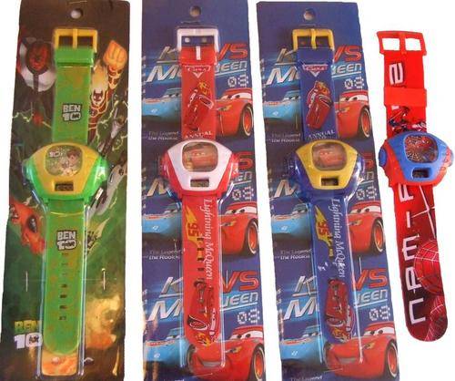 Projection watches - BOYS - CARS / Spiderman / BEN10!!