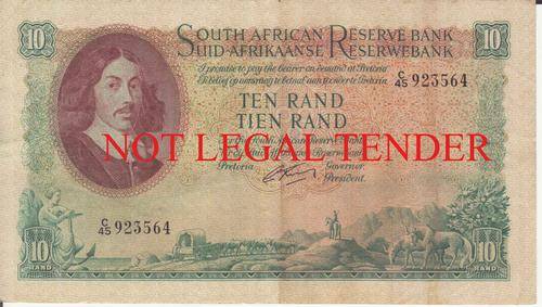 G RISSIK TEN RAND IN A-UNC