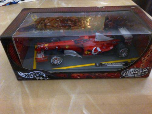 Michael Schumacher 2003 World Champion Limted edition HotWheels