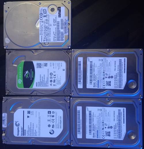 5 HDD Hard Drives