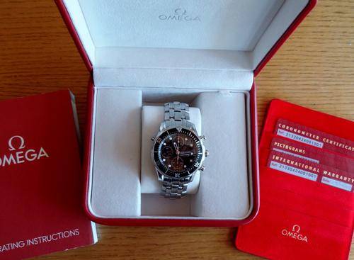 Omega Seamaster Professional 300m Mens Chronograph Watch.