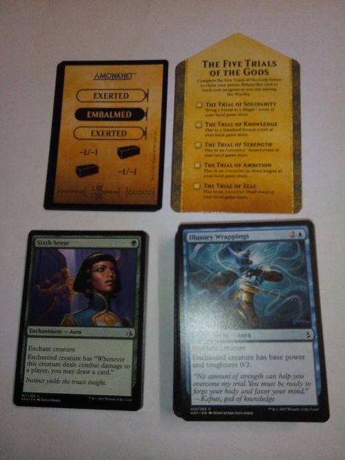 Magic the Gathering - Amonkhet card lot and Prerelease box