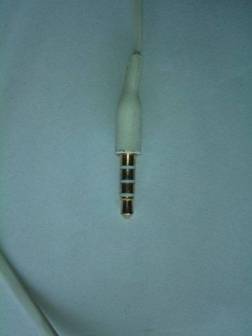 Wired Samsung Earphones With Mic (White, Tested & Working)