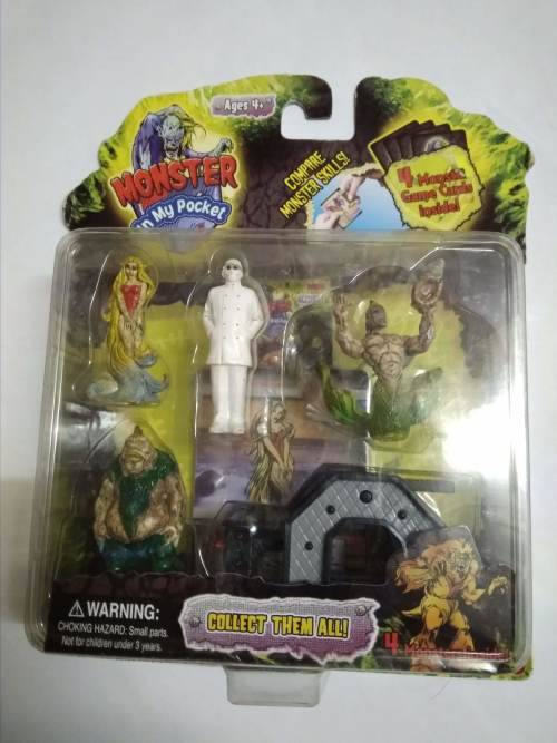 Monster in my Pocket - 4 Figurines in Pack - 2nd Gen 2006 Series 1 - *NEW*
