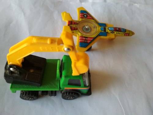 Toy Lot (Heavy Construction Vehicle + F-15 Aeroplane)