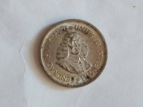 VINTAGE SA Coin bundle (Two 1 Rand/ Tickey/ 10c 1964)