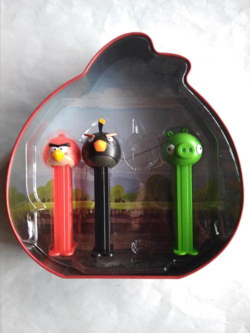 PEZ: Set of 3 Angry Birds Pez and Limited Edition Collector Tin
