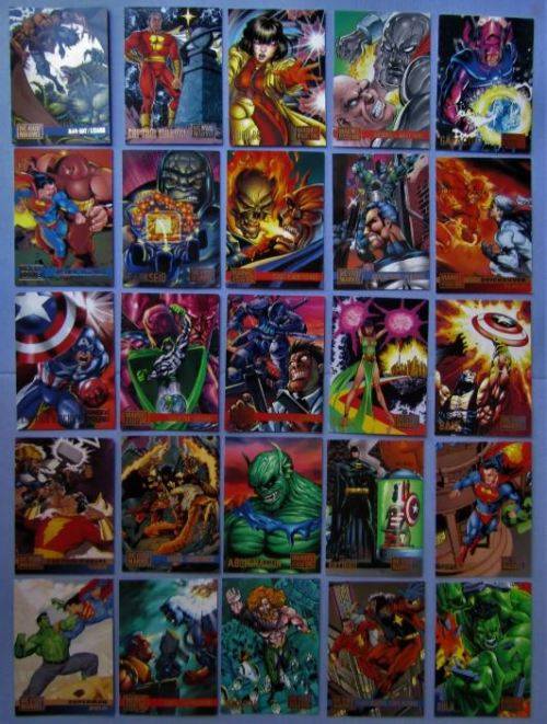 DC vs. Marvel (Limited Series Intercompany Crossover) Trading Cards