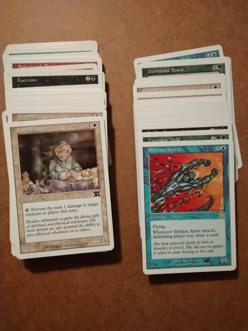 Magic The Gathering: classic 5th and 6th edition cards