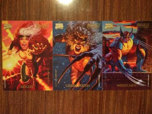 Vintage 1994 Marvel masterpieces Holoblast 1-9 complete