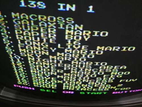 8-Bit/8 Bit TV Game Cartridge (11) - 5 Games in 1