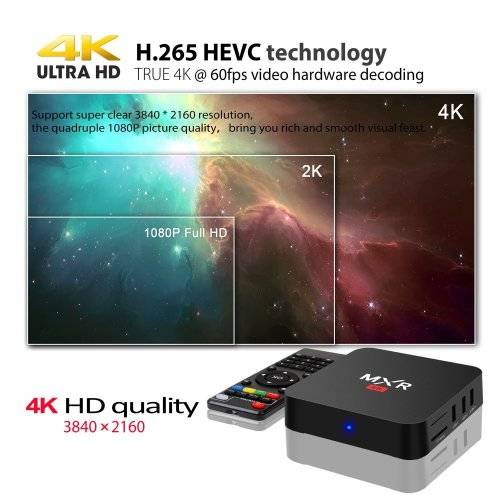 MXR 4K Android 5.1 TV Box Rockchip 3229 Quad Core - Local Stock