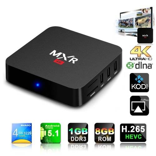 MXR 4K Android 5.1 TV Box Rockchip 3229 Quad Core - Local Stock