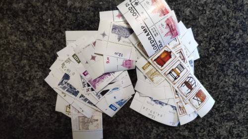 Mixed lot of singles, controls and full sheets