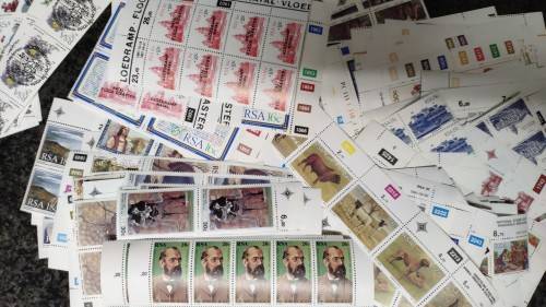 Mixed lot of singles, controls and full sheets