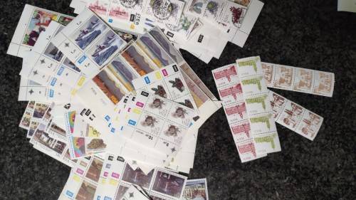 Mixed lot of singles, controls and full sheets