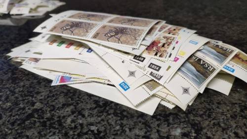 Mixed lot of singles, controls and full sheets