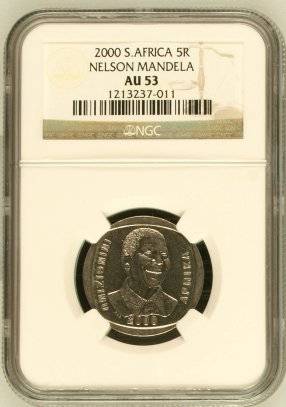 2000 S.Africa 5R Nelson Mandela  graded by NGC