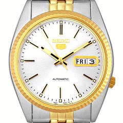 Seiko 5 two tone Stainless still Men's watch Automatic
