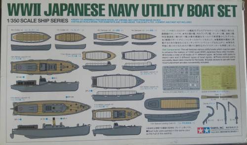 Tamiya Japanese Navy Utility Boat Set