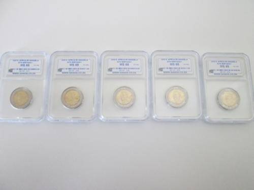 for dopperZn set of 5 coins ms 63 ms 64 ms 65 ms 66 ms 67