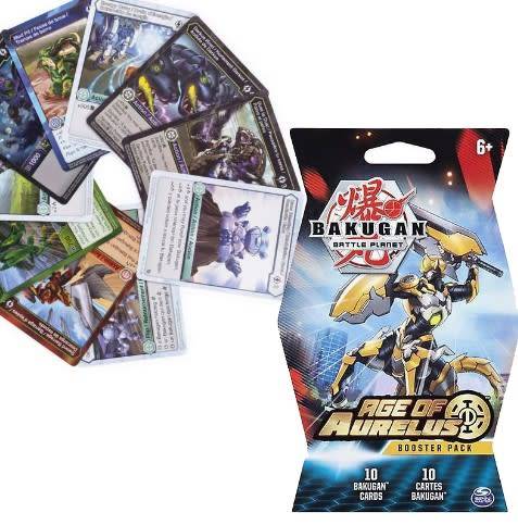 Bakugan Age of Aurelus #2 10 Card Booster Pack Brand New Sealed