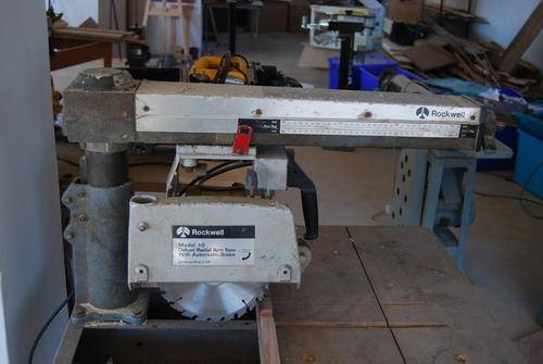 Rockwell Model 10 Radial arm saw.