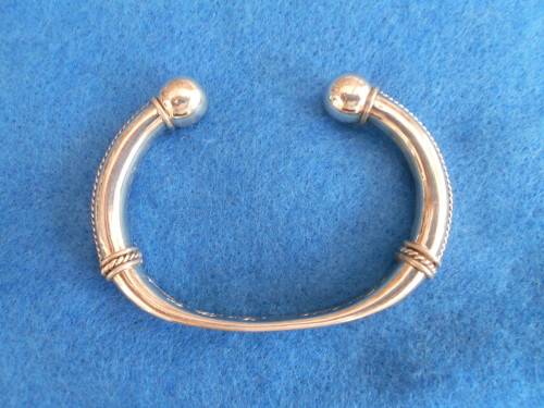 Silver cuff bracelet - engraved