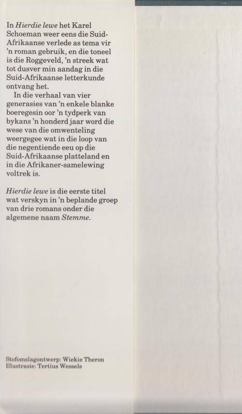 Karel Schoeman HIerdie lewe