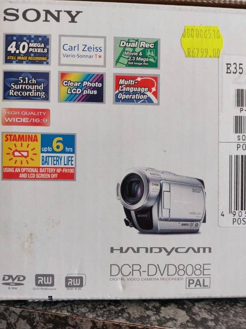 Sony Digital Video Camera Recorder DCR-DVD808E