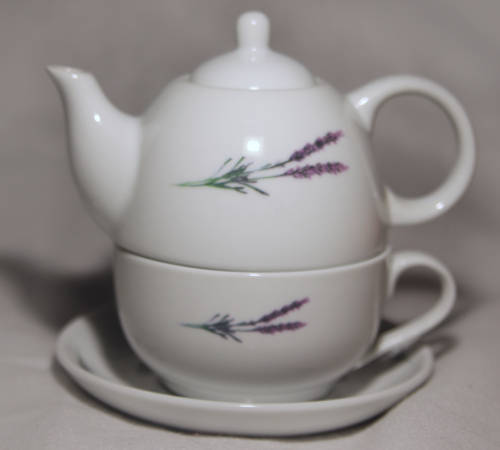 Tea-For-One Stacking Teapot and Cup