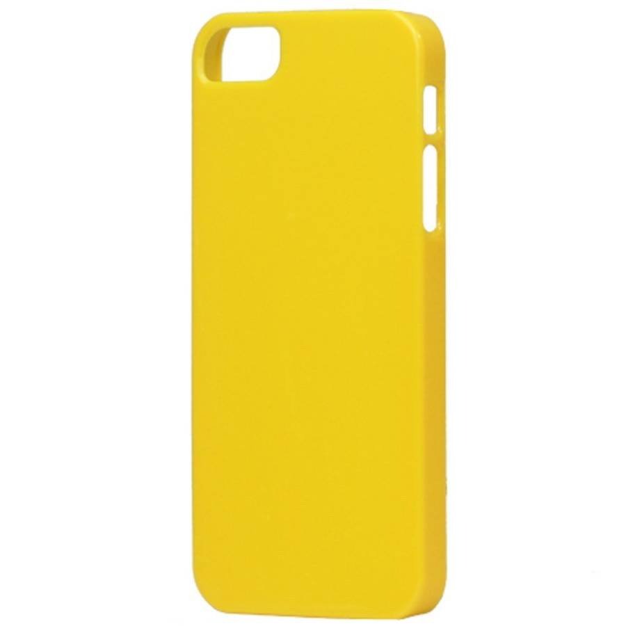 Yellow hard back iphone 5/5s cover case