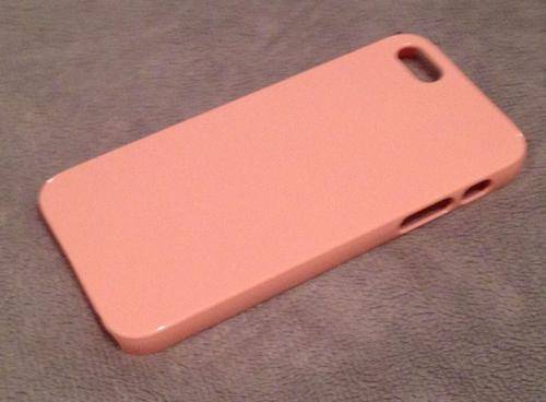 Peach hard back iphone 5/5s cover