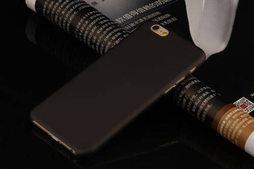 Black Matte Ultra Thin Semi See-through Iphone 6/6s Cover Case
