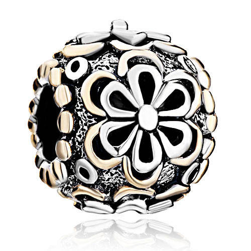 Silver plated genuine Pugster charms for European bracelets (Pandora, Troll etc.)