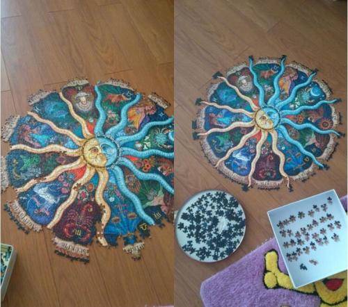 Jigsaw 500 Pieces Zodiac Horoscope Puzzle