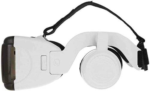 `Immersive Virtual Reality Experience with SHINECON 3D VR Glasses and Earphones (White)`