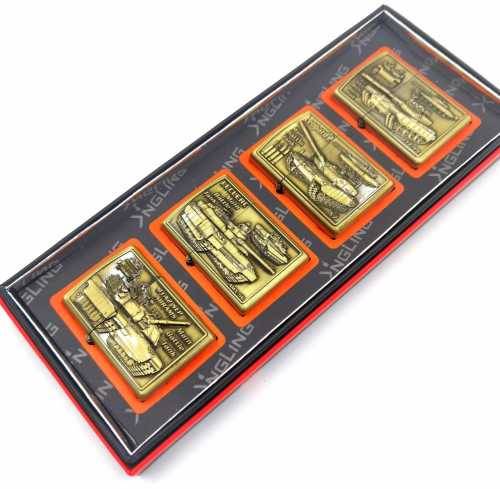 Metal Lighter Artillery Tank Collection set of 4