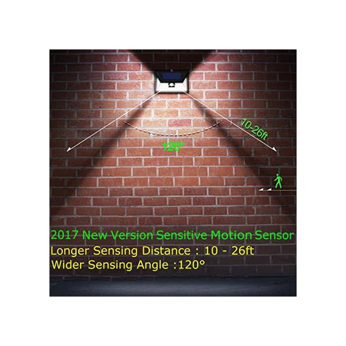 Solar Lights Outdoor Motion Sensor Light-Wall Light 24 LED-Wireless Waterproof